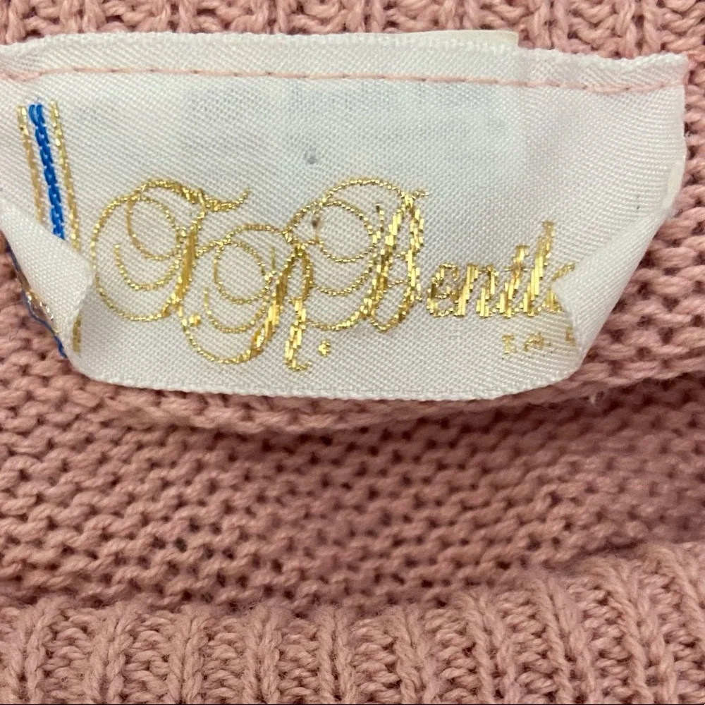 Cottage Core Pink Sweater Shirt